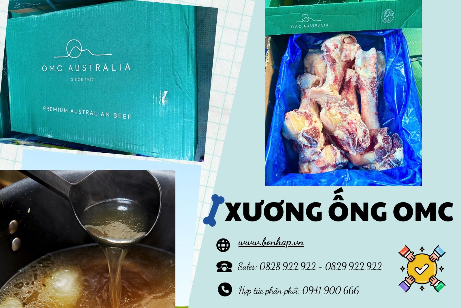 xương ống bò úc